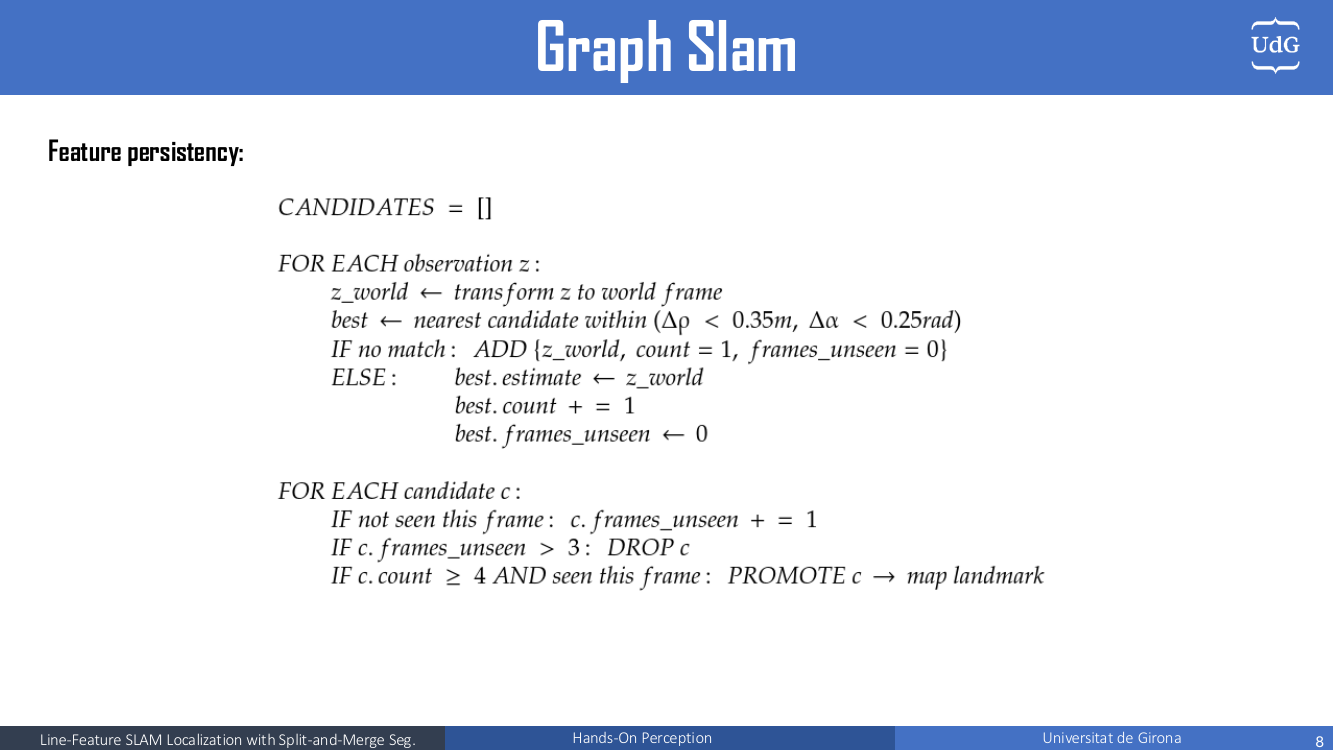 Feature persistency